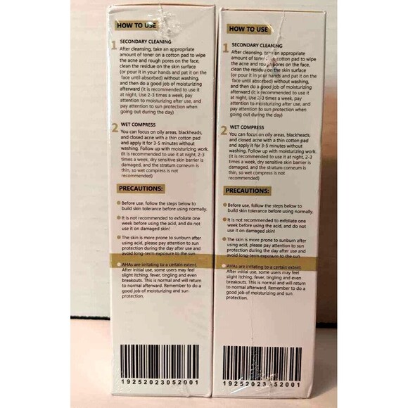 2 Pack Glycolic Acid 7% Toning Solution. 100 ml 3.38 fl oz New USE BY 1/2027 - Picture 3 of 5